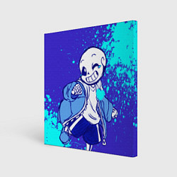 Картина квадратная UNDERTALE SANS BLUE