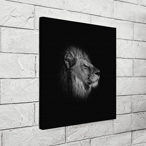 Картина квадратная Гордый лев / 3D-принт – фото 3