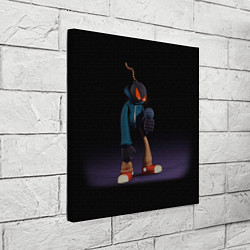 Холст квадратный Friday Night Funkin Витти, цвет: 3D-принт — фото 2