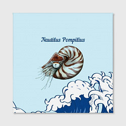 Холст квадратный Nautilus Pompilius океан, цвет: 3D-принт — фото 2