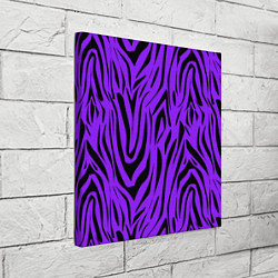 Холст квадратный Абстрактный узор зебра, цвет: 3D-принт — фото 2