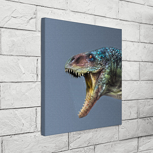 Картина квадратная Хищный динозавр Dino Z / 3D-принт – фото 3