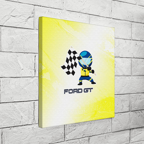Картина квадратная Ford - Racing / 3D-принт – фото 3