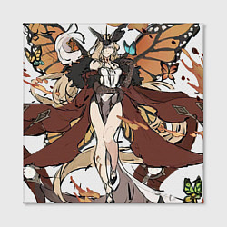 Холст квадратный Синьора в деле, цвет: 3D-принт — фото 2