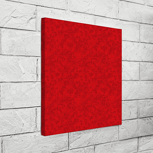 Картина квадратная Ярко-красный мраморный узор / 3D-принт – фото 3