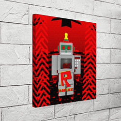 Холст квадратный ROBO ROBLOX РОБЛОКС Z, цвет: 3D-принт — фото 2