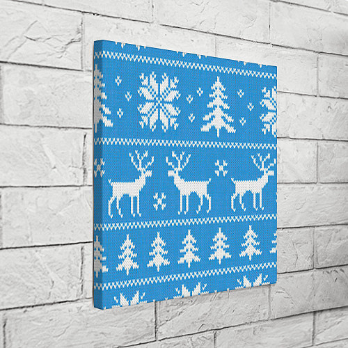 Картина квадратная Зимняя ночь / 3D-принт – фото 3