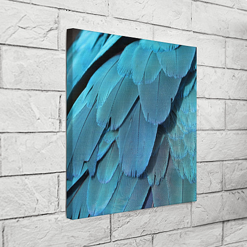 Картина квадратная Перья попугая / 3D-принт – фото 3