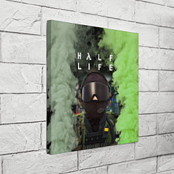 Холст квадратный Opposing Force Half-Life спина, цвет: 3D-принт — фото 2