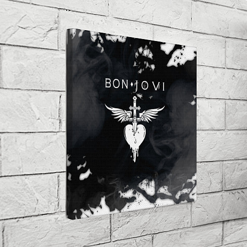 Картина квадратная BON JOVI БОН ДЖОВИ / 3D-принт – фото 3