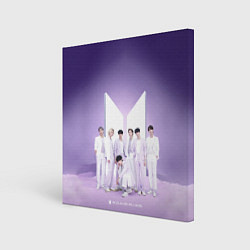 Холст квадратный BTS Purple, цвет: 3D-принт