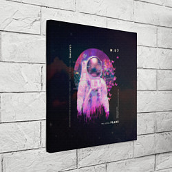 Холст квадратный Vaporwave Astral Astronaut Collage, цвет: 3D-принт — фото 2