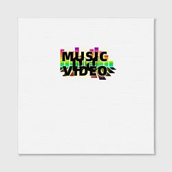 Холст квадратный Merch - DJ MUSICVIDEO, цвет: 3D-принт — фото 2