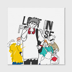 Холст квадратный Мегуми - Jujutsu Kaisen, цвет: 3D-принт — фото 2