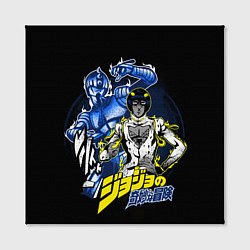 Холст квадратный Бруно Буччеллати - JoJos Bizarre Adventure, цвет: 3D-принт — фото 2