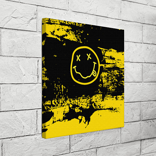 Картина квадратная Нирвана Гранж Nirvana Smile / 3D-принт – фото 3