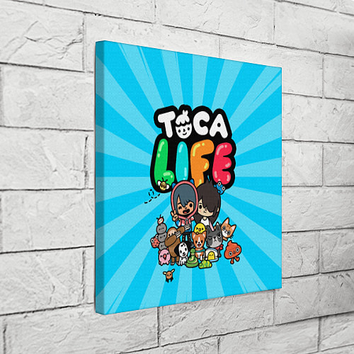 Картина квадратная Toca Life / 3D-принт – фото 3
