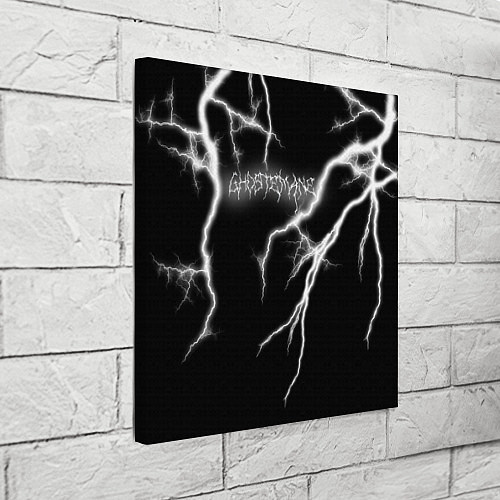 Картина квадратная GHOSTEMANE Lightning Гостмейн Молния Надпись / 3D-принт – фото 3