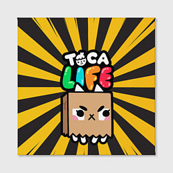 Холст квадратный Toca Life: Croquet, цвет: 3D-принт — фото 2