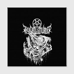 Холст квадратный Thy Art Is Murder - Hate, цвет: 3D-принт — фото 2