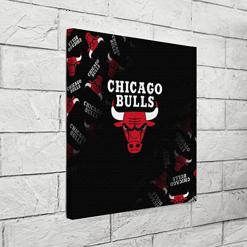 Картина квадратная ЧИКАГО БУЛЛС БЫКИ CHICAGO BULLS / 3D-принт – фото 3