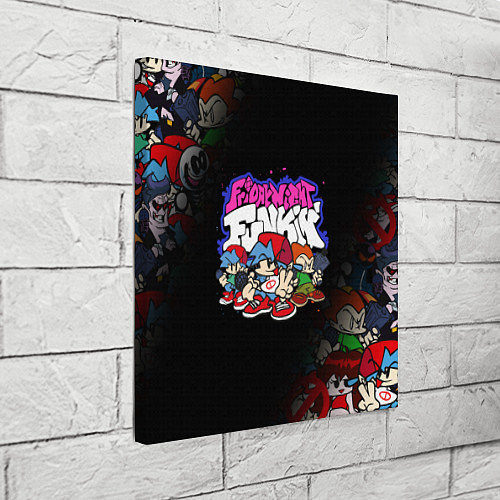 Картина квадратная FRIDAY NIGHT FUNKIN PARTY HEROES / 3D-принт – фото 3