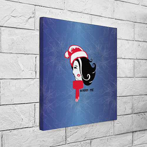 Картина квадратная Согрей меняWarm me / 3D-принт – фото 3