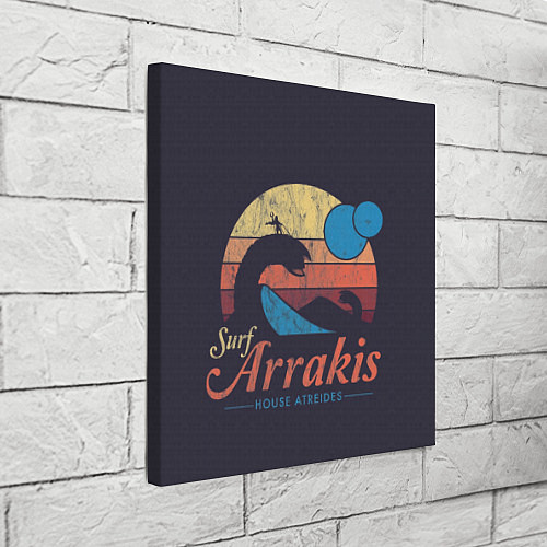 Картина квадратная Дюна Арракис / 3D-принт – фото 3