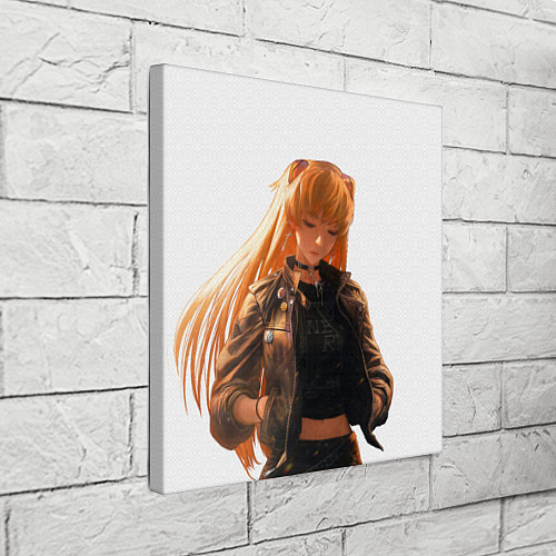 Картина квадратная Аска Лэнгли в современном стиле / 3D-принт – фото 3