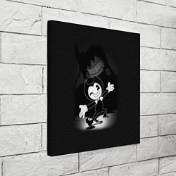 Холст квадратный BENDY - БЕНДИ ИГРА, цвет: 3D-принт — фото 2