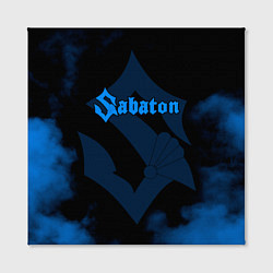Холст квадратный Sabaton синий дым, цвет: 3D-принт — фото 2