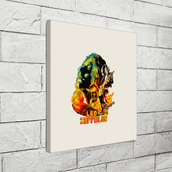 Холст квадратный Группа Led Zeppelin арт, цвет: 3D-принт — фото 2