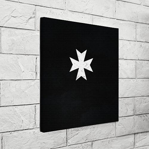 Картина квадратная Черные Храмовники раскраска доспеха / 3D-принт – фото 3