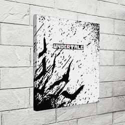 Холст квадратный UNDERTALE Летучие мыши, цвет: 3D-принт — фото 2