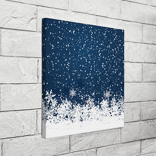 Картина квадратная Snow / 3D-принт – фото 3