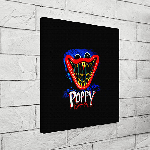 Картина квадратная Poppy Playtime: Huggy / 3D-принт – фото 3