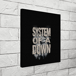 Холст квадратный System of a Down, цвет: 3D-принт — фото 2