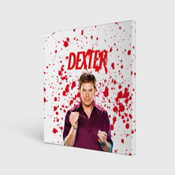 Холст квадратный Декстер Dexter, цвет: 3D-принт