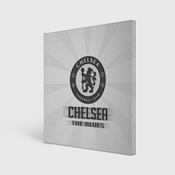Холст квадратный Chelsea FC Graphite Theme, цвет: 3D-принт