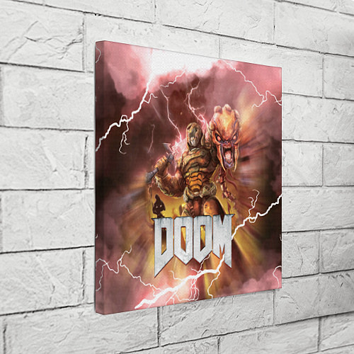 Картина квадратная Брутальный DoomGay Hell rock / 3D-принт – фото 3