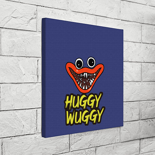 Картина квадратная Huggy Wuggy: Smile / 3D-принт – фото 3