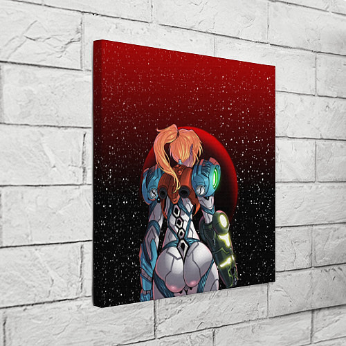 Картина квадратная Samus Aran Metroid Dread / 3D-принт – фото 3