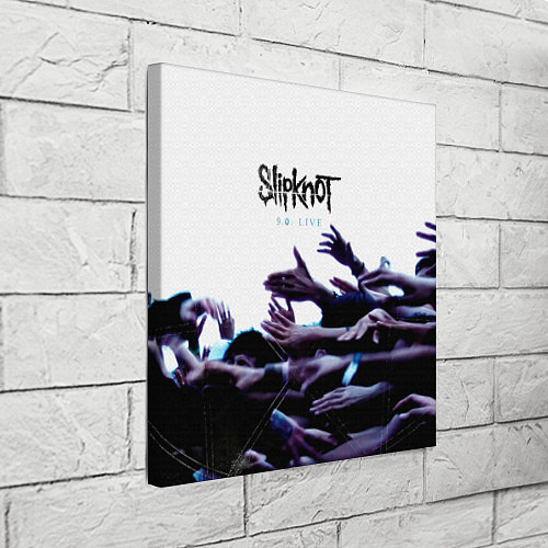 Картина квадратная 9 0: Live - Slipknot / 3D-принт – фото 3