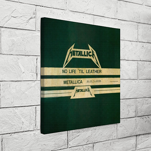 Картина квадратная No Life til Leather - Metallica / 3D-принт – фото 3