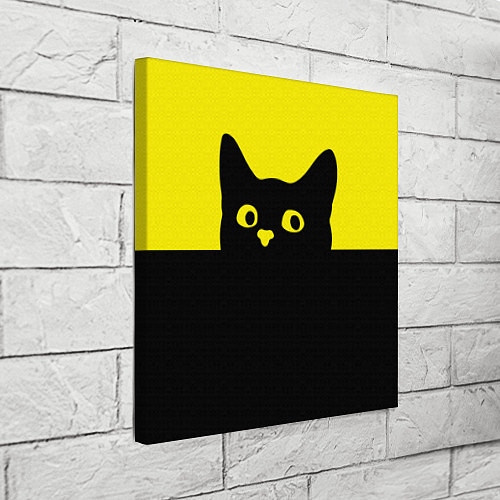 Картина квадратная Котик голова кота / 3D-принт – фото 3