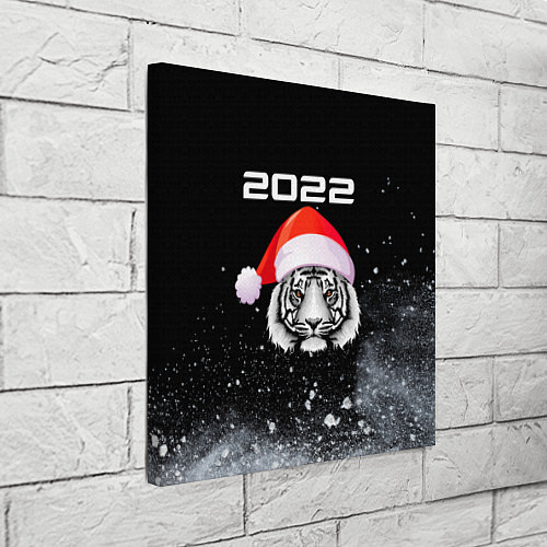 Картина квадратная Новогодний тигр 2022 / 3D-принт – фото 3