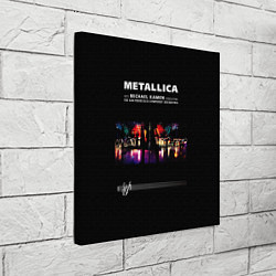 Холст квадратный Metallica S и M, цвет: 3D-принт — фото 2