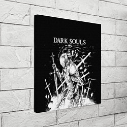 Холст квадратный Dark Souls, The Ashen One, цвет: 3D-принт — фото 2
