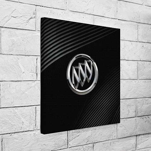 Картина квадратная Buick Black wave background / 3D-принт – фото 3