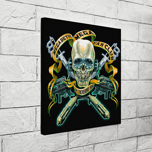 Картина квадратная Megadeth fan club / 3D-принт – фото 3